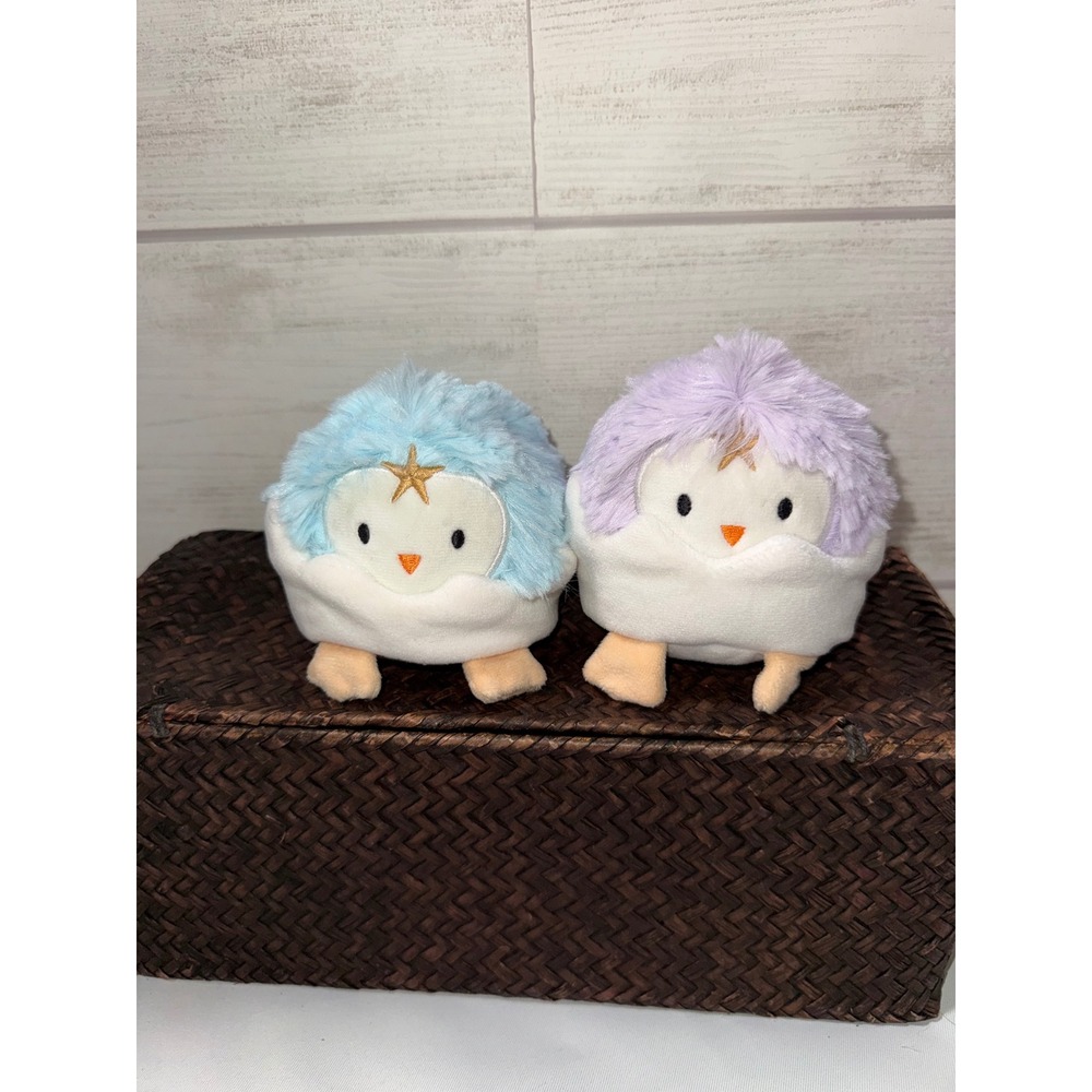 Slumberkins‎ Kinspiration Minis Plush Set Blue Purple Star Stuffed Animal Toys